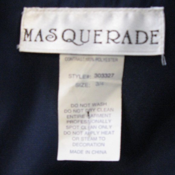 Masquerade Navy & Silver Sparkle Prom Dress - Picture 7 of 9